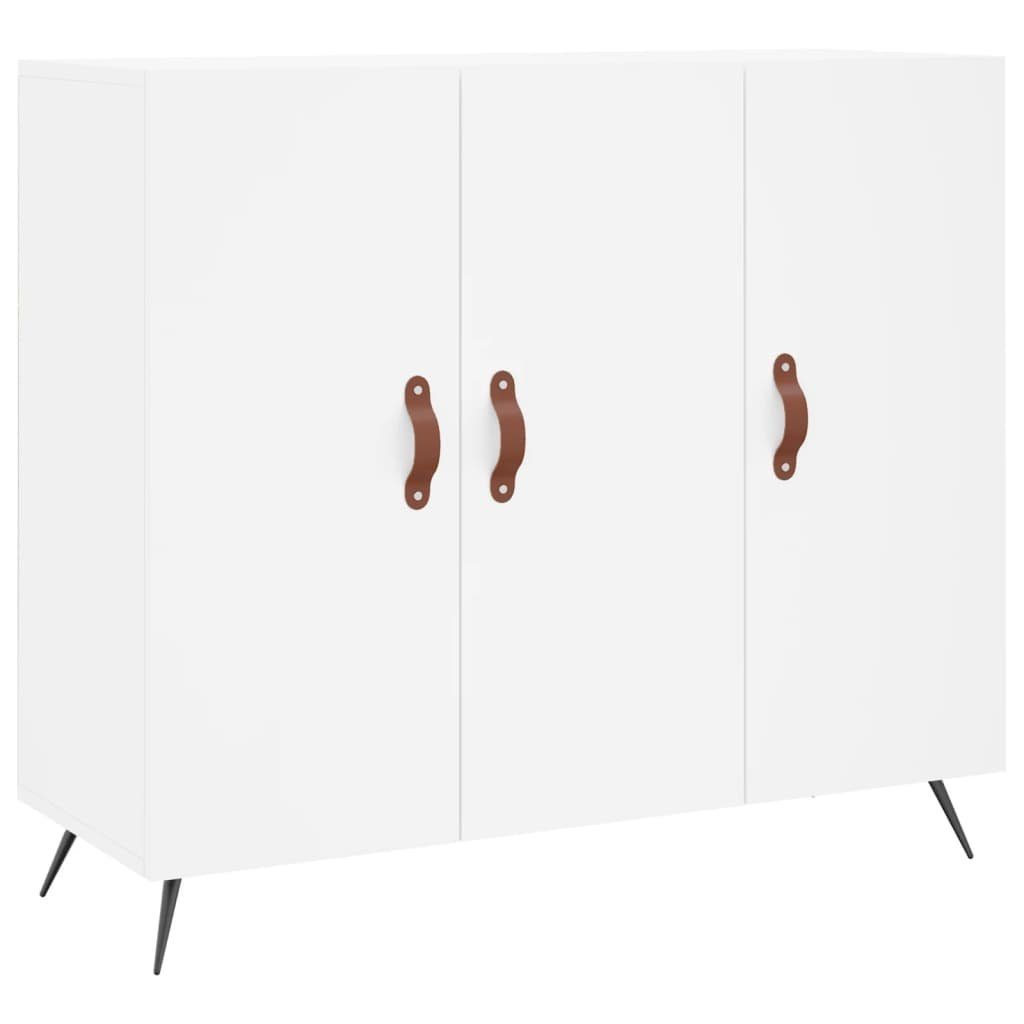 vidaXL Sideboard Sideboard Weiß 90x34x80 cm Holzwerkstoff (1 St)