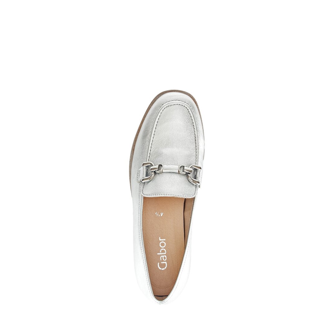 Gabor fashion Slipper silber