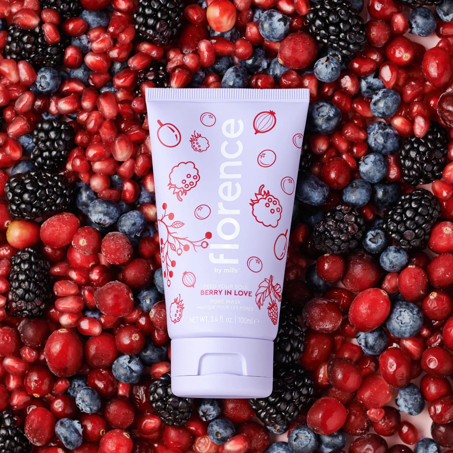 Florence By Mills Feed Your Soul Berry In Love maska protiv nesavršenosti