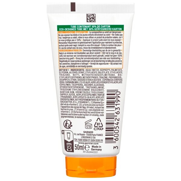 Garnier Ambre Solaire Hydra 24H Protect SPF50 suojaava aurinkomaito 50 ml