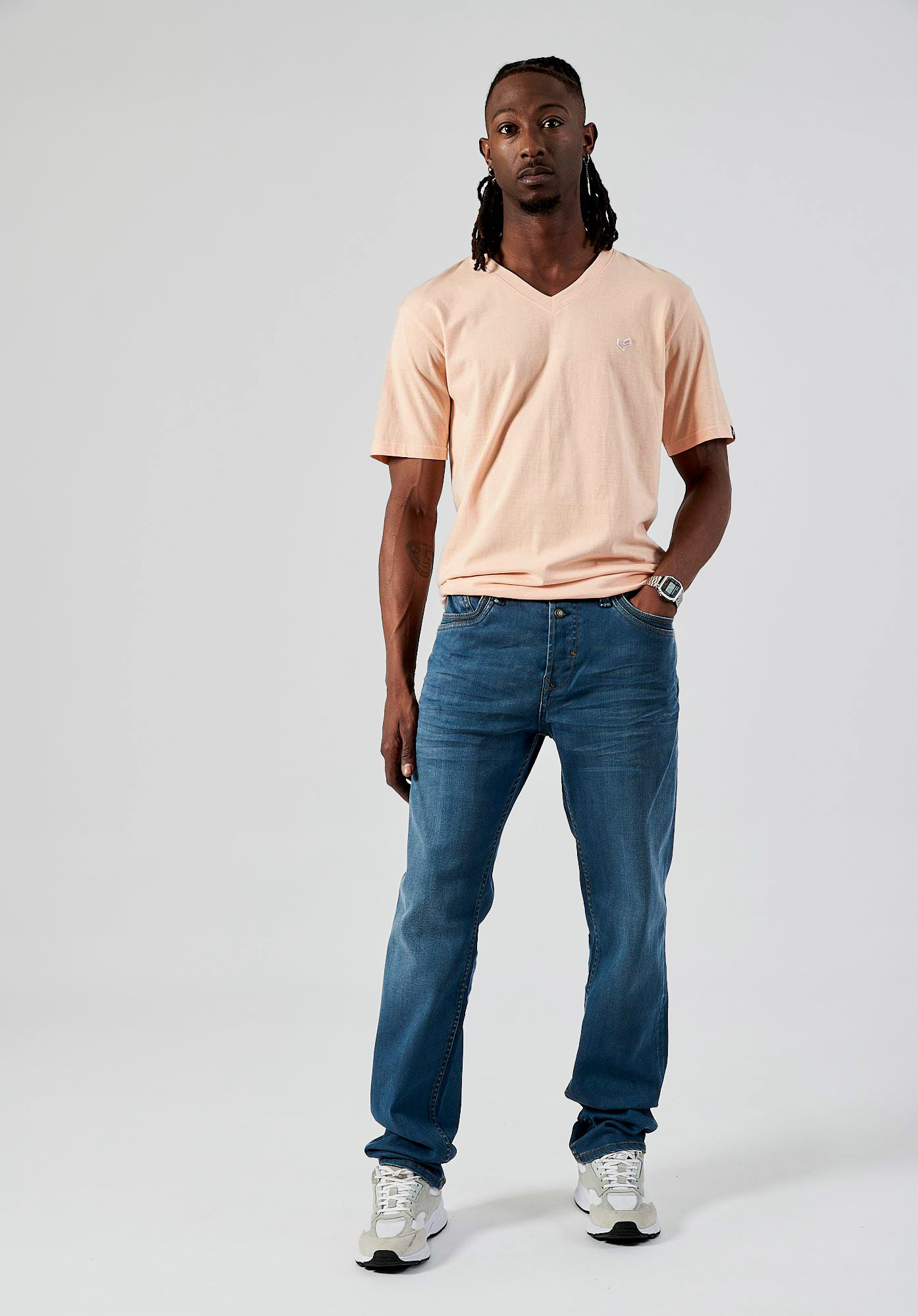 DRONE  Jean straight bleu homme