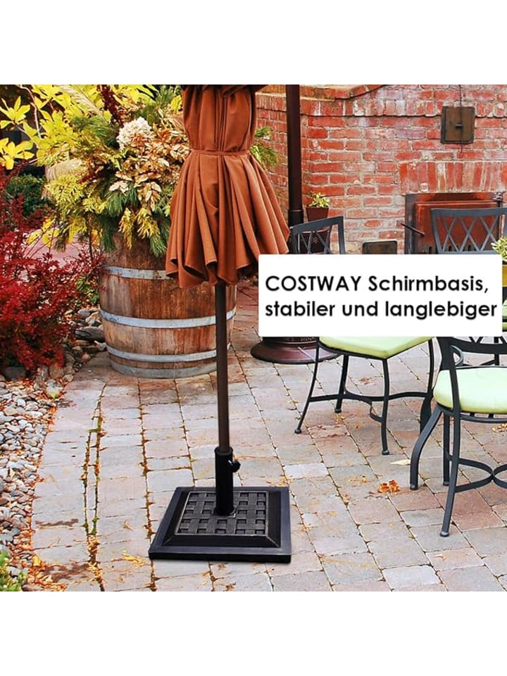 COSTWAY Sonnenschirmständer φ38/48mm in Bronze günstig kaufen onesize