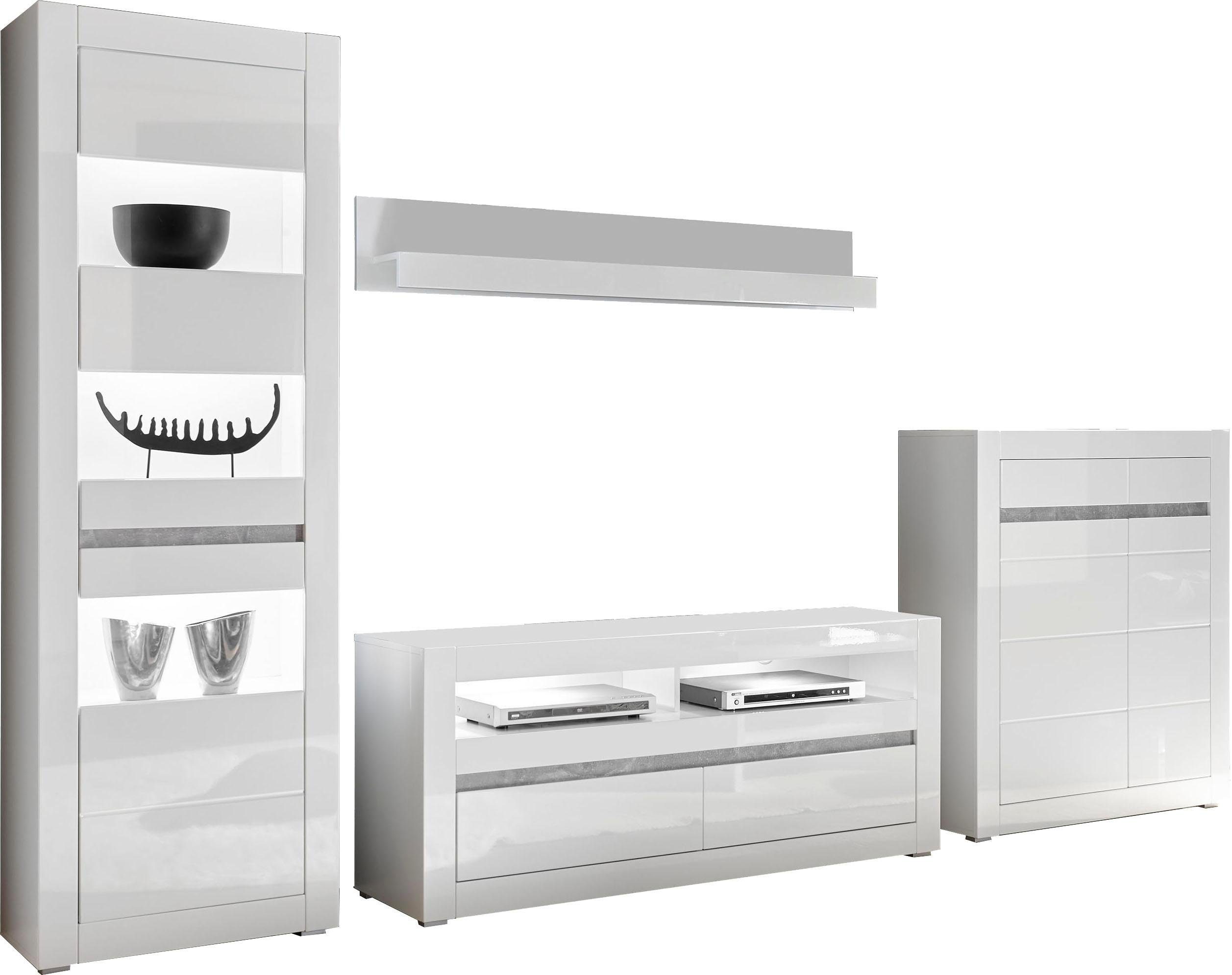 INOSIGN Wohnwand Carat, (Set, 4-St)