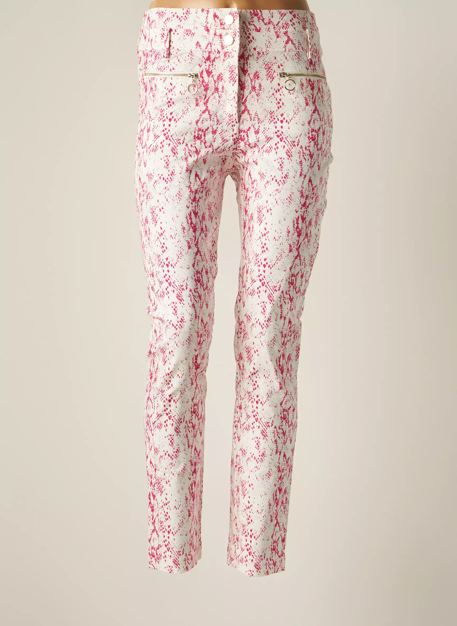 Jus D Orange Pantalons Slim Femme couleur blanc