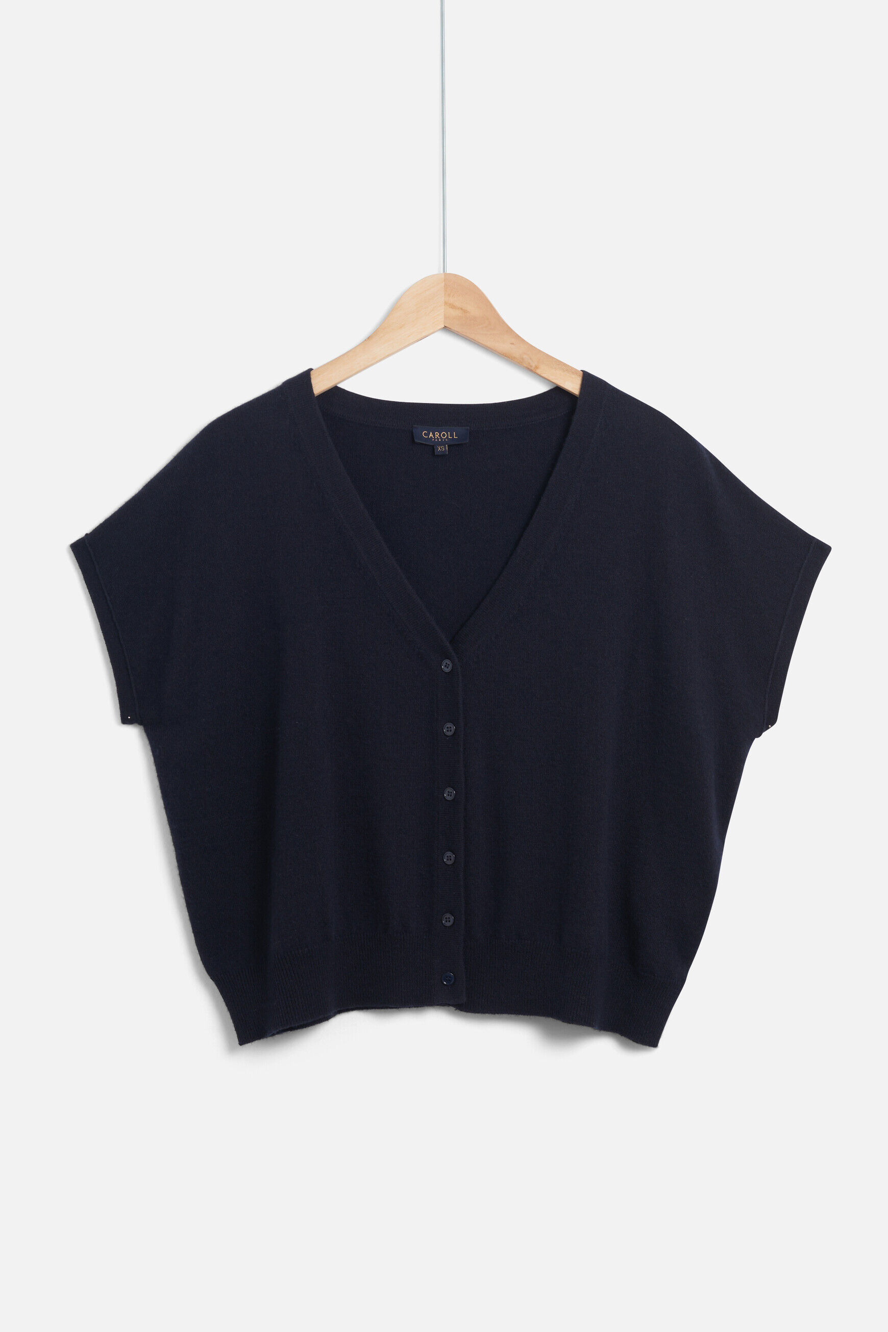 gilet lexie bleu marine femme