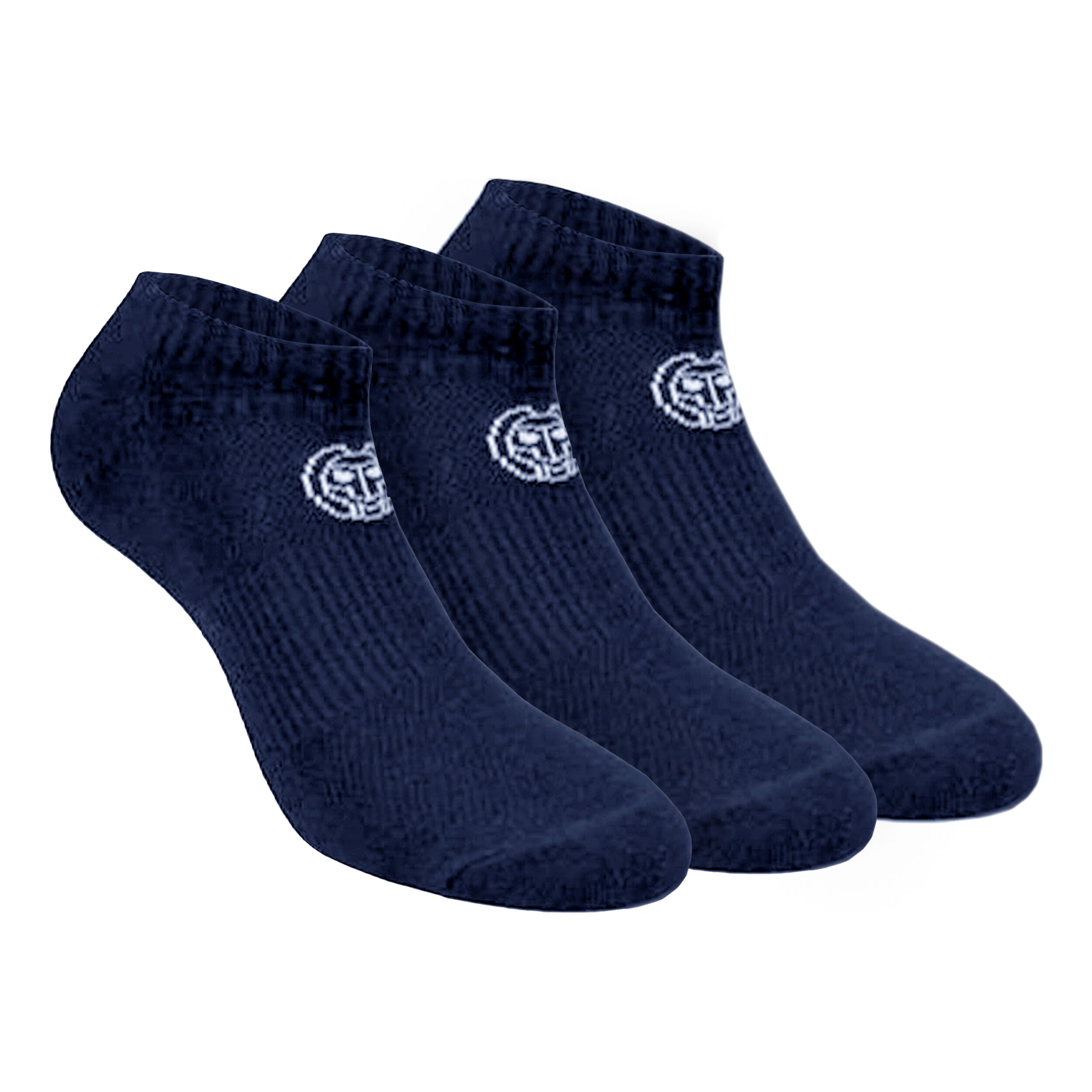 No Party No Show Move Tennissocken 3er Pack - Dunkelblau, Weiß
