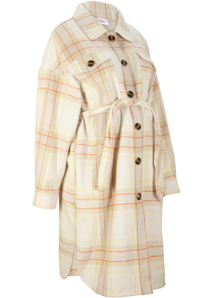 Lange Umstands-Hemdjacke 'Shaket'