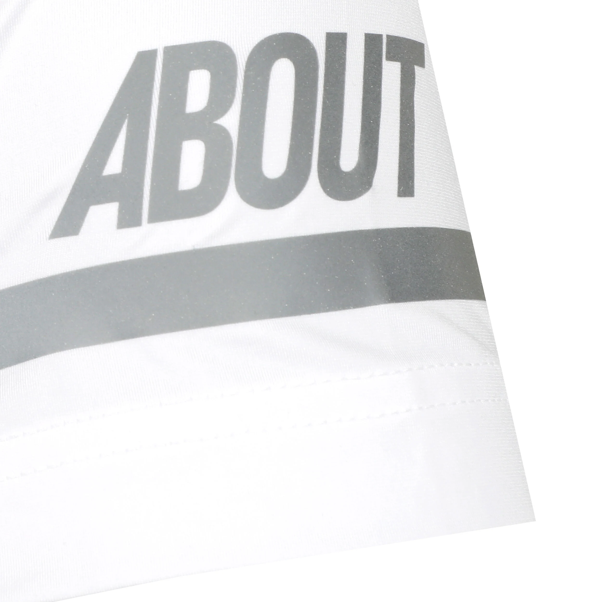 Tech T-Shirt Herren - Weiß, Silber