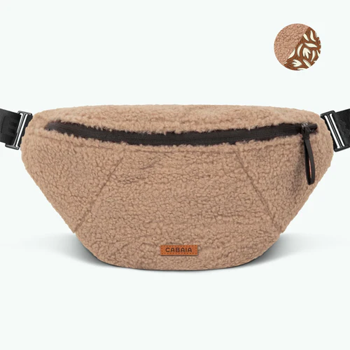 Large Manchester beige fanny pack
