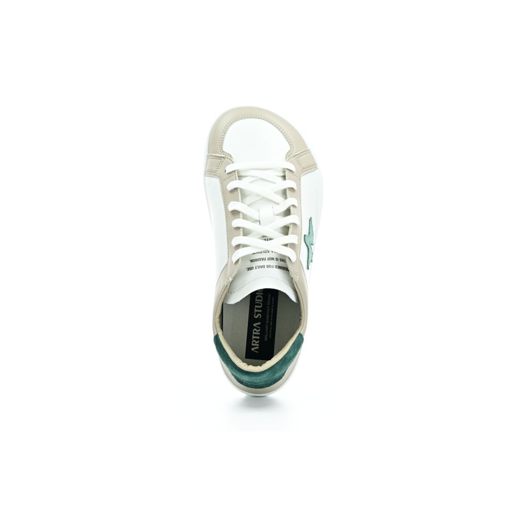 Artra Studios Orbit White/Beige/Green Barfußschuhe