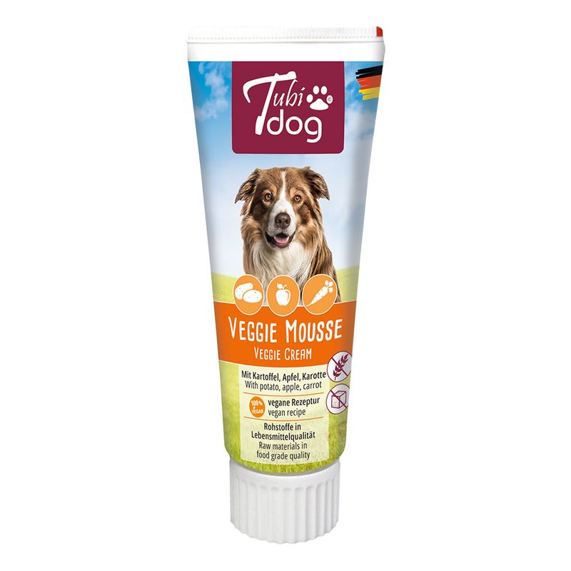 Tubidog Veggie-Mousse mit Kartoffel, Apfel, Karotte