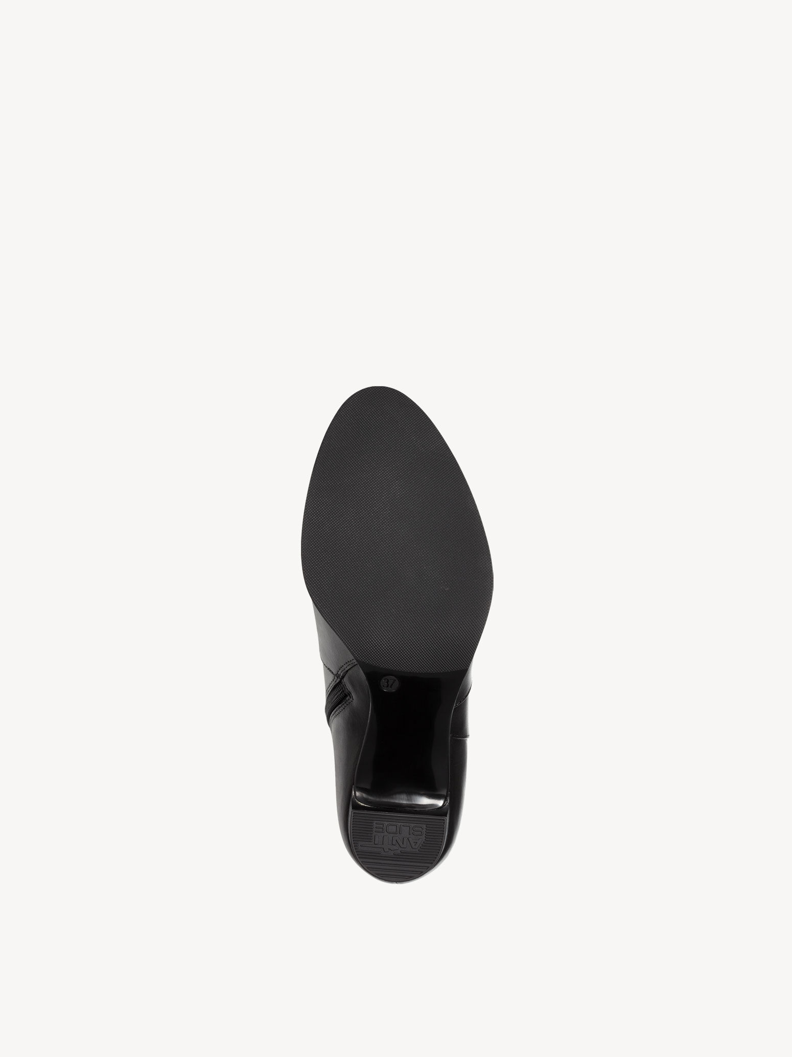Bottine en cuir - noir