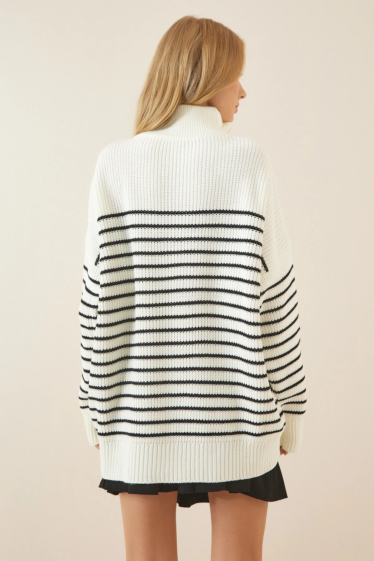 Happiness İstanbul  Pullover - Ecru - Regular Fit