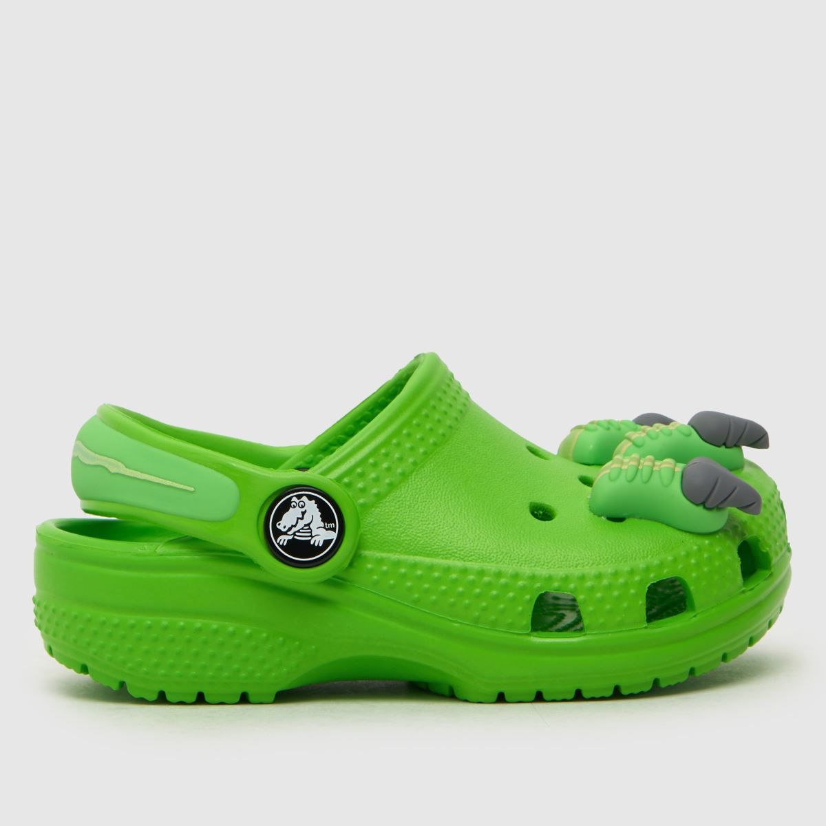 Crocs Lime Classic I Am Dinosaur Träsko Flickor Småbarnssandaler