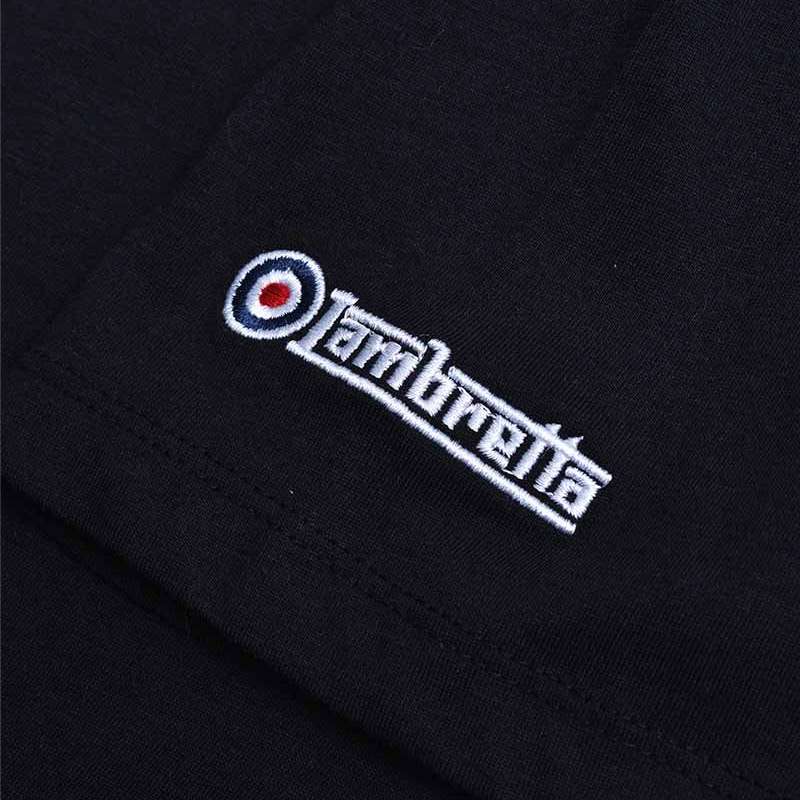 Lambretta Paisley Logo Herren T-Shirt SS1011-BLACK