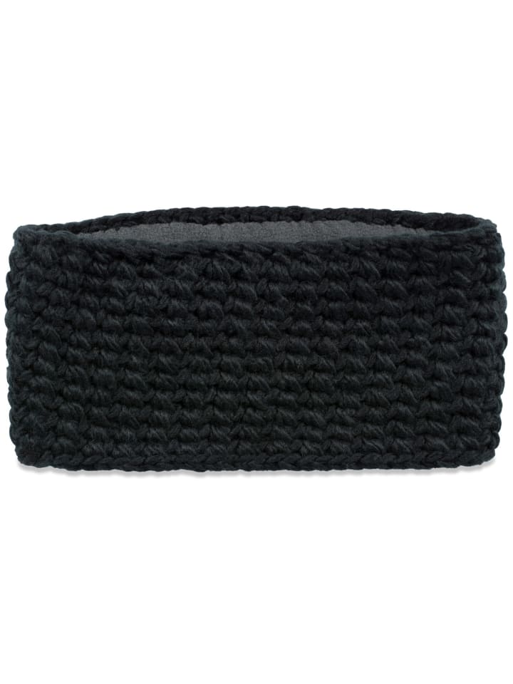 styleBREAKER Gehäkeltes Stirnband in Schwarz günstig kaufen onesize