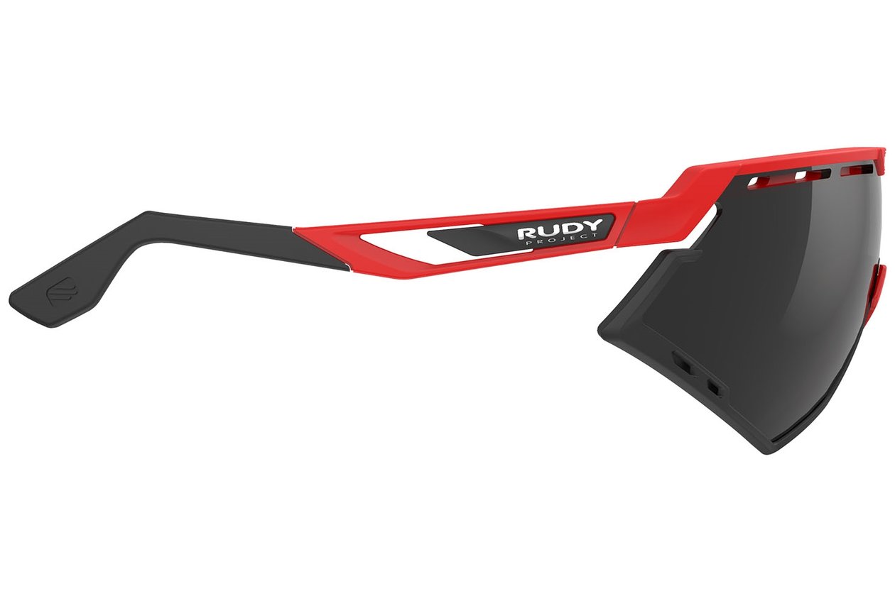 Rudy Project Defender Fire Red Matte - Smoke Black