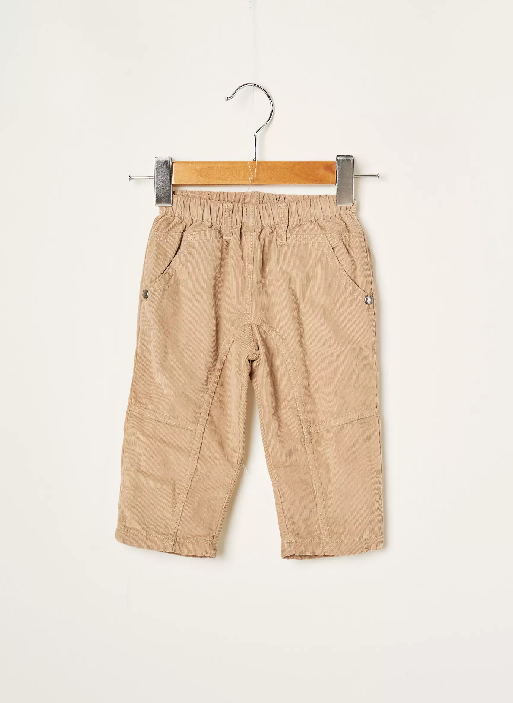 3 Pommes Pantalons Droits Garcon couleur blanc