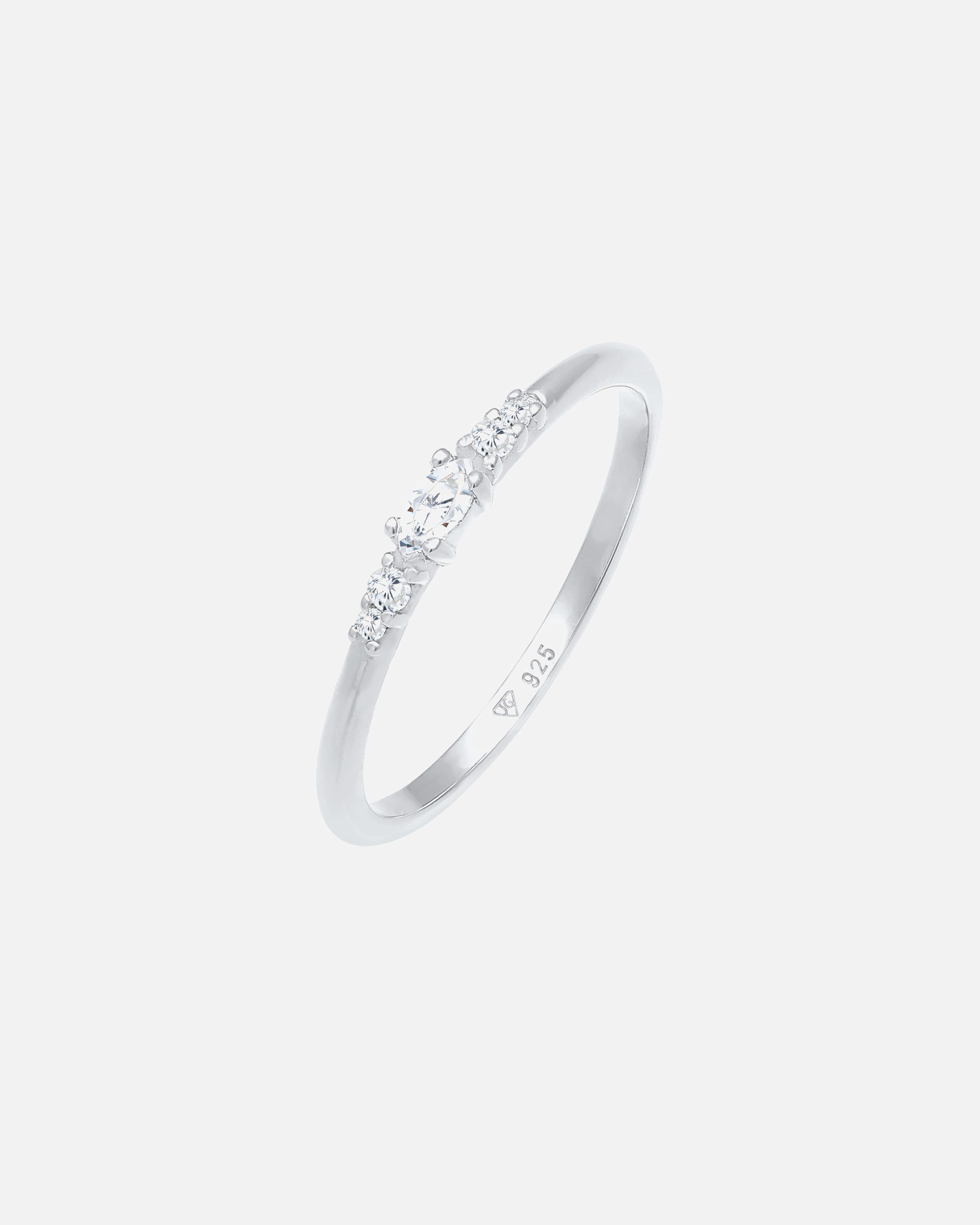 Elli elegáns női marquise eljegyzési gyűrű cirkónia kristállyal 925 sterling ezüstből