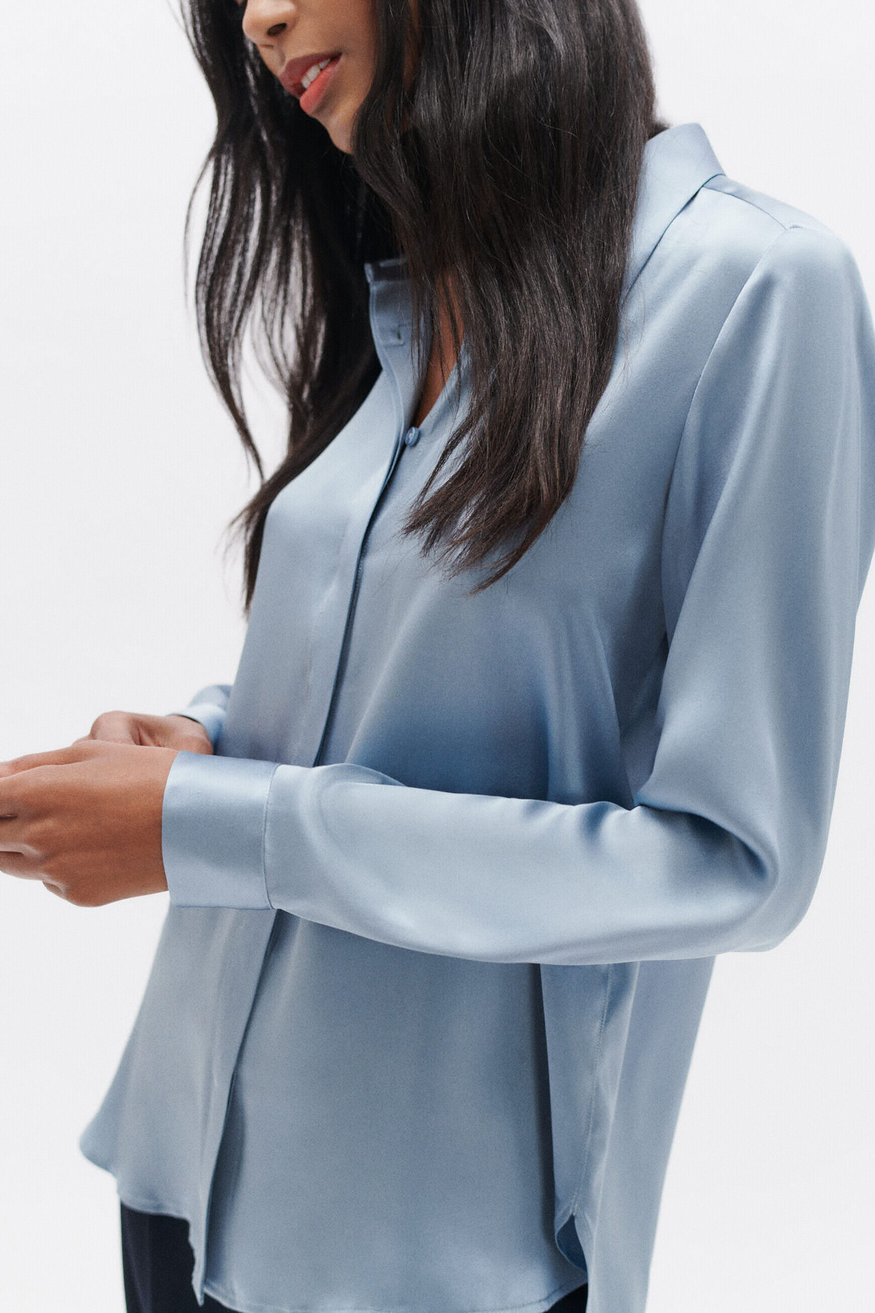Chemise cjamie1 bleu ciel femme