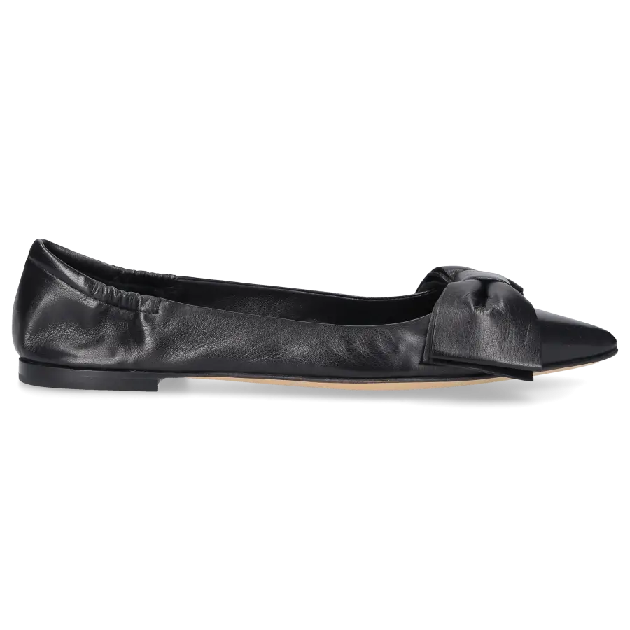 Pomme D`OR - Ballerinas 0798 Nappaleder - schwarz