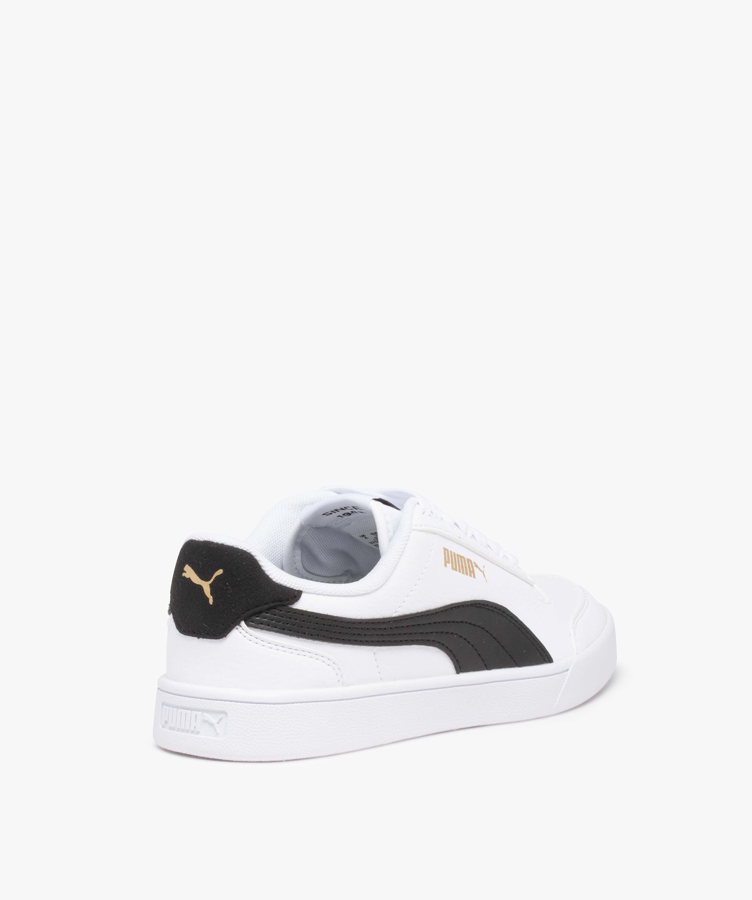Baskets Garçon bicolores à lacets – Puma Shuffle blanc | GEMO