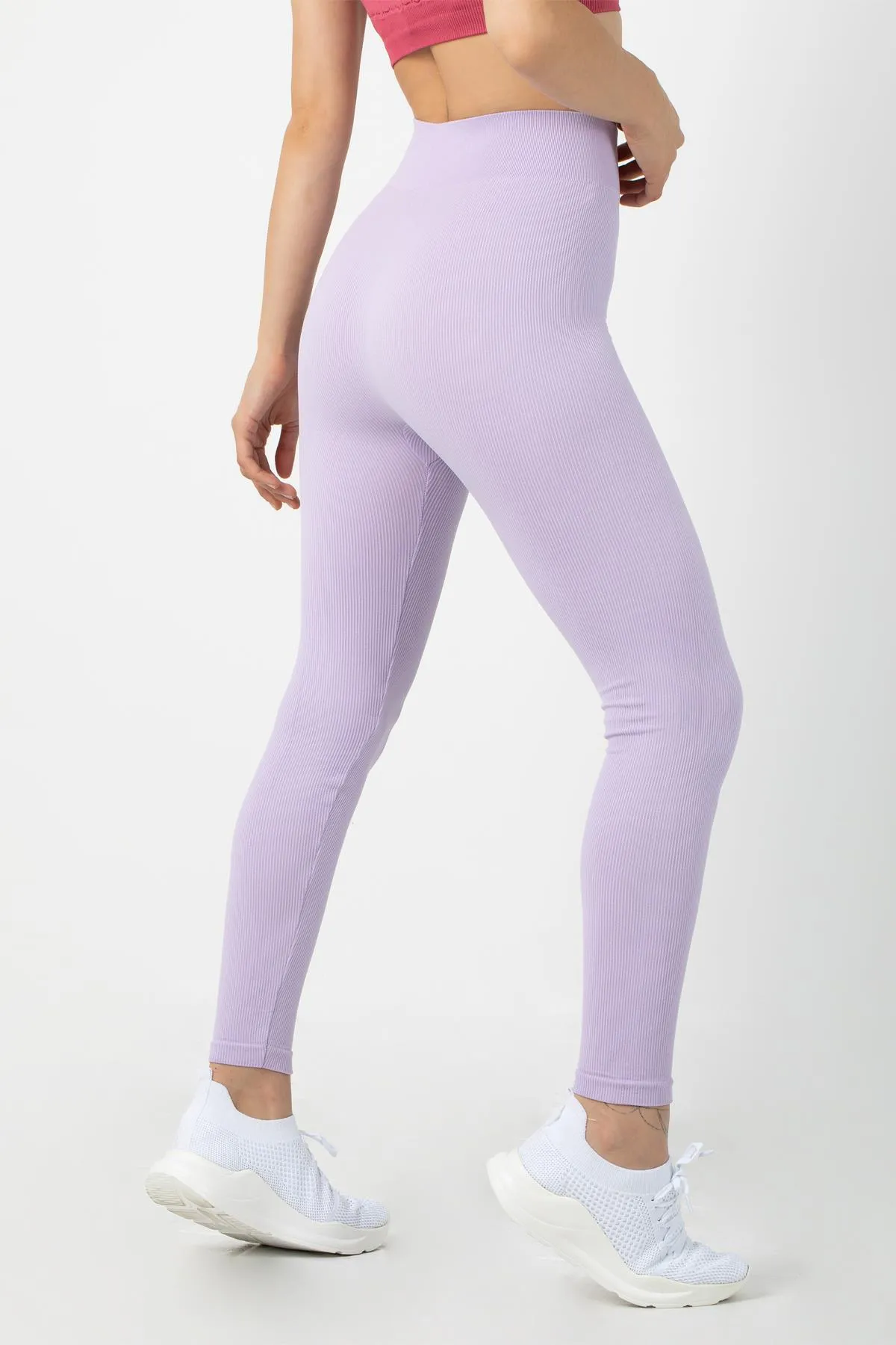 Doremi  Nahtlose gestrickte Leggings mit hoher Taille