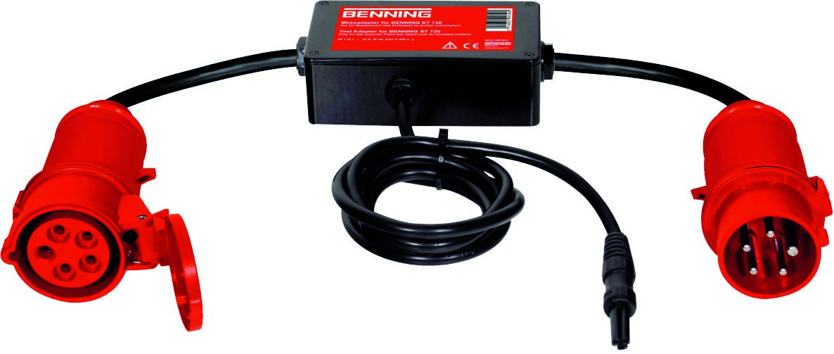 Benning 044140 Matavimo adapteris trifazis 16A CEE 5 kontaktų (aktyvus) ST 725