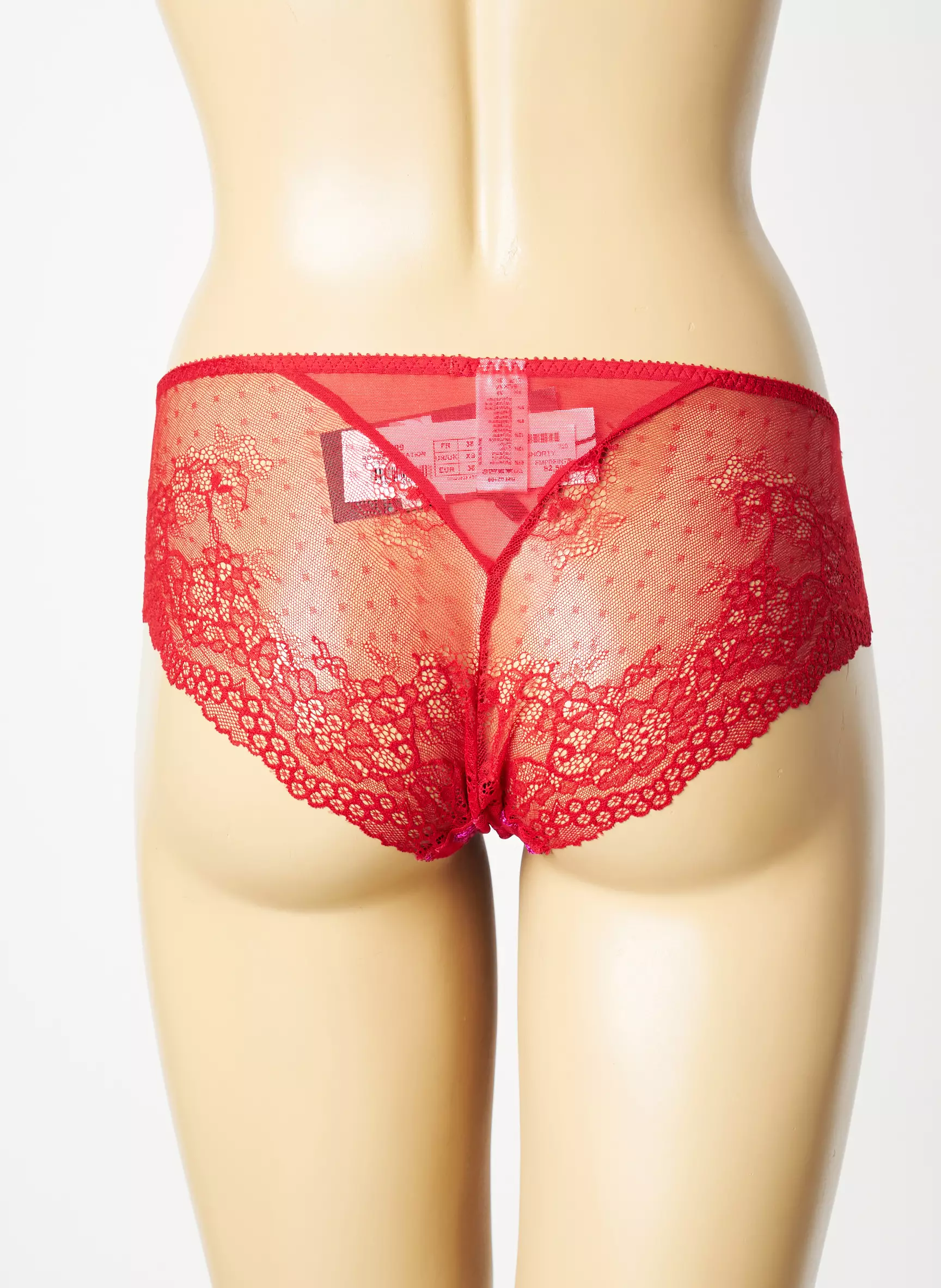 Empreinte Culottes Femme couleur rouge