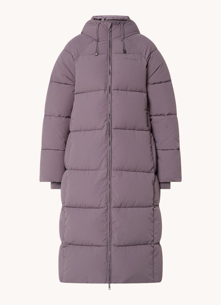 Daily Paper puffer jacket with hood and zip pockets