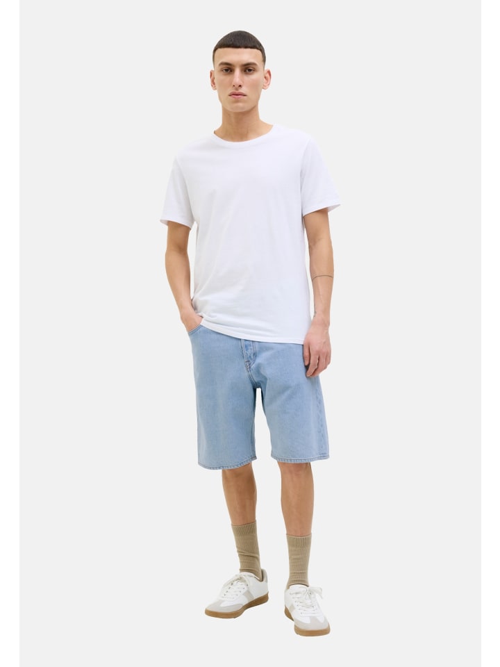 Jack & Jones Shorts 'Alex' in hellblau günstig kaufen