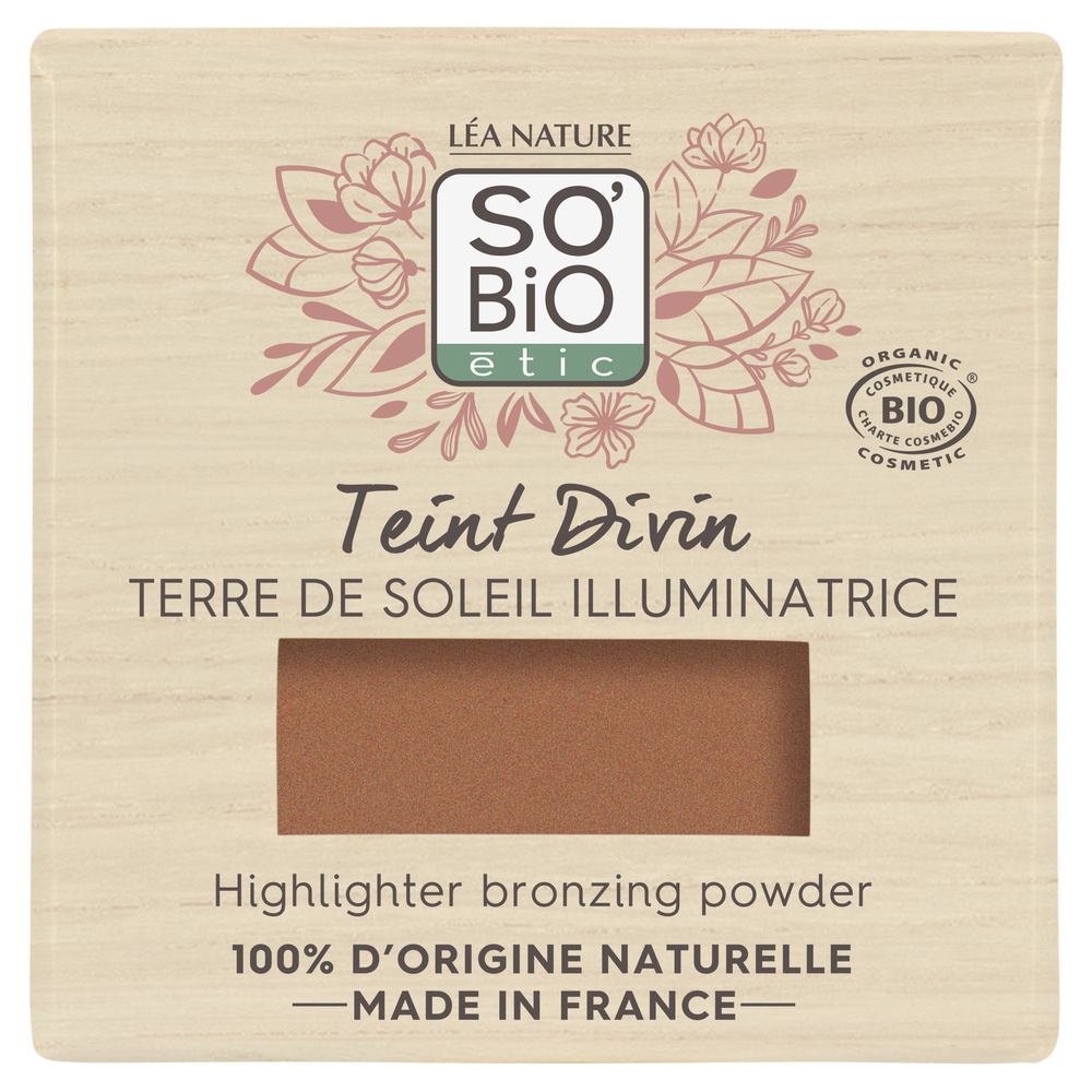 LÉA NATURE SO BiO étic Terre de soleil illuminatrice, Teint Divin - 15 Doré medium Terre de soleil