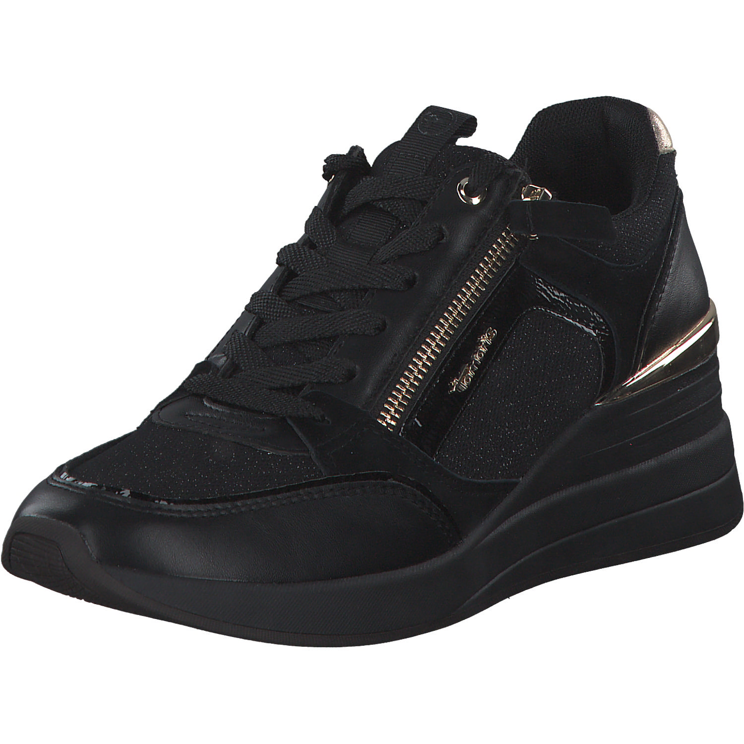 Tamaris 23703, Sneakers Low, Damen, Schwarz
