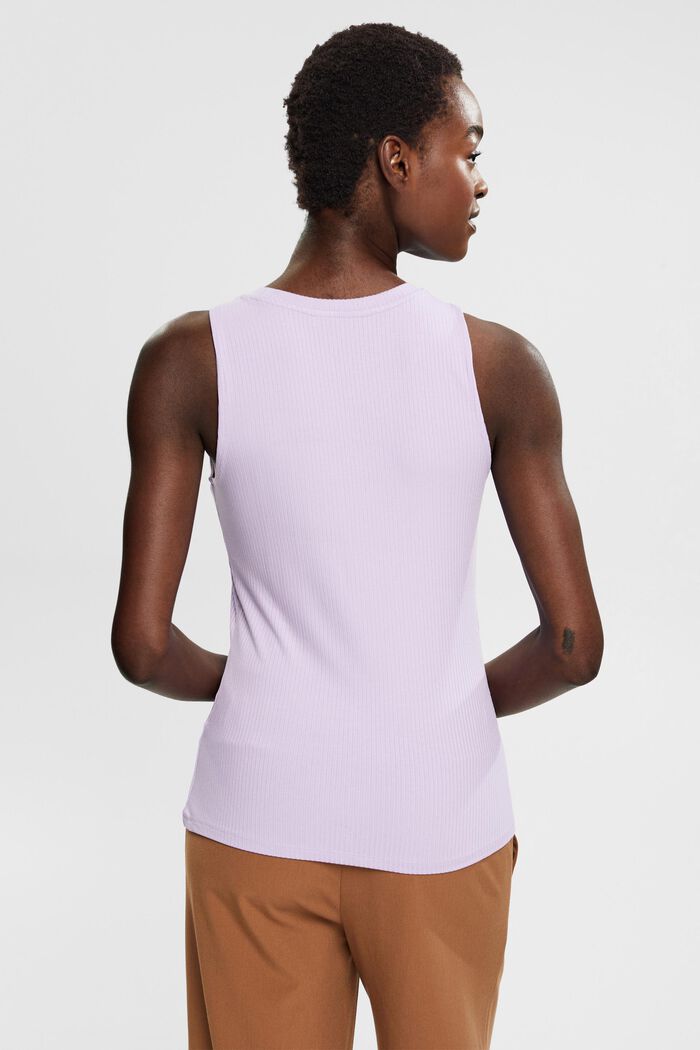 Tanktop aus Rippstrick, LENZING™ ECOVERO™
