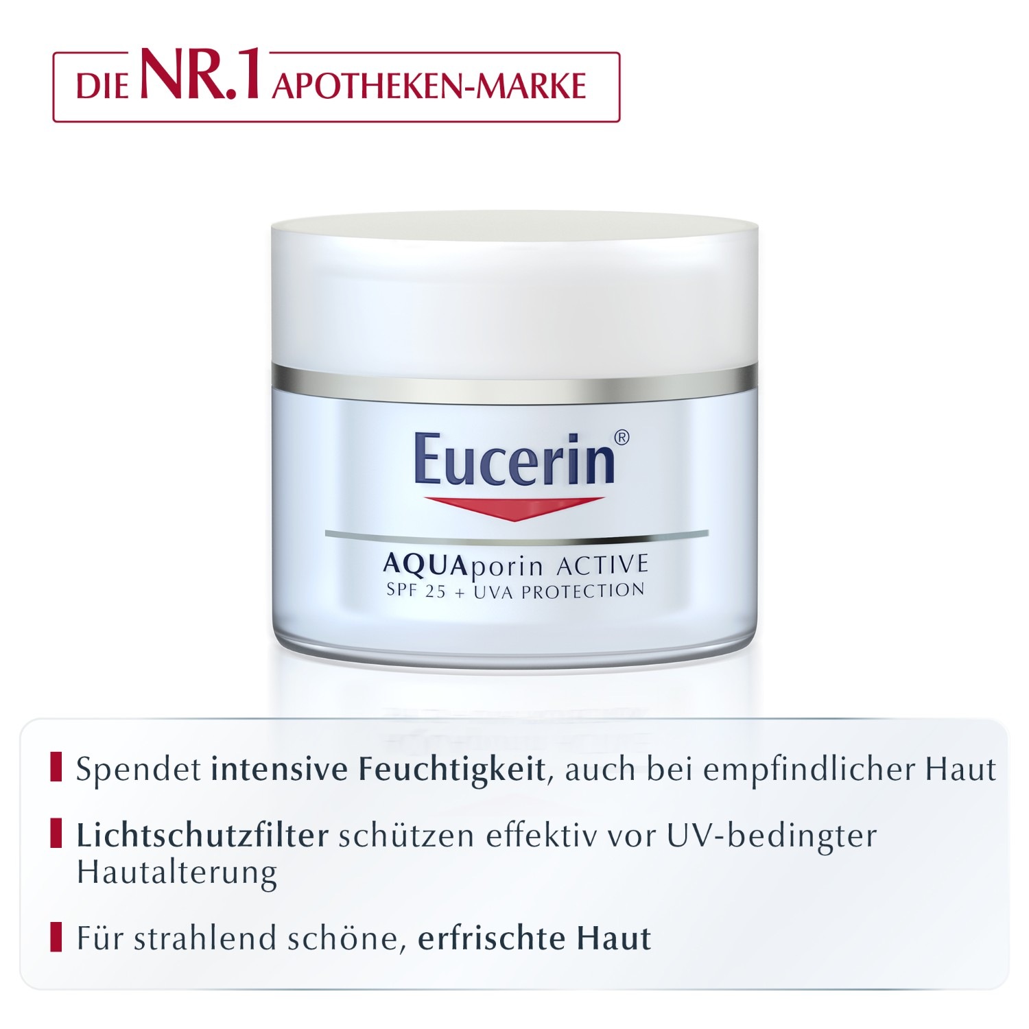 AquaPorin Active Feuchtigkeitspflege mit LSF 25+ UVA-Schutz
