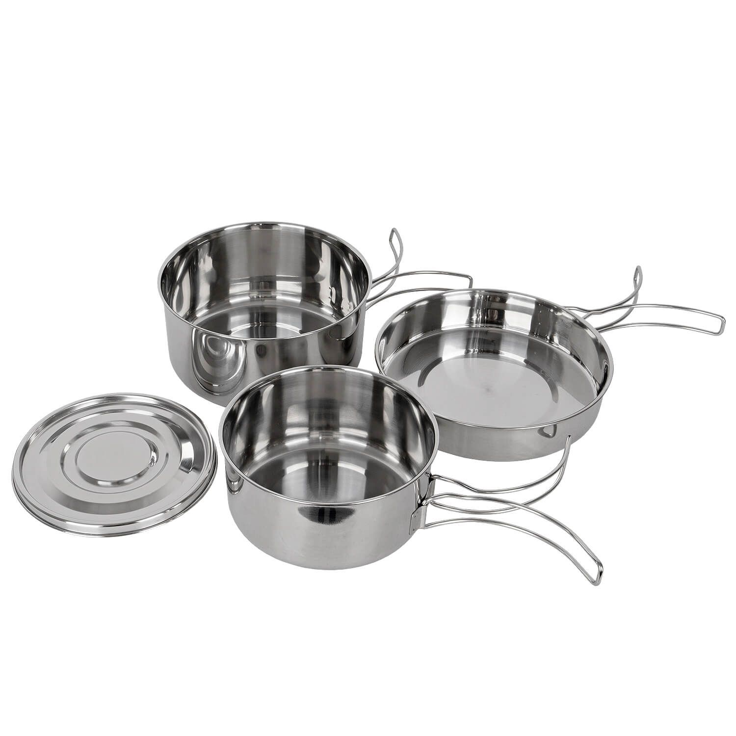 Edelstahl Kochset 4-teilig