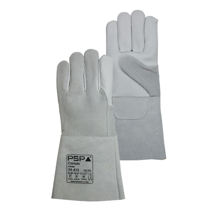 PSP 2.03.34.415.10 34-415 Usnjene varilske rokavice, par, velikost 10
