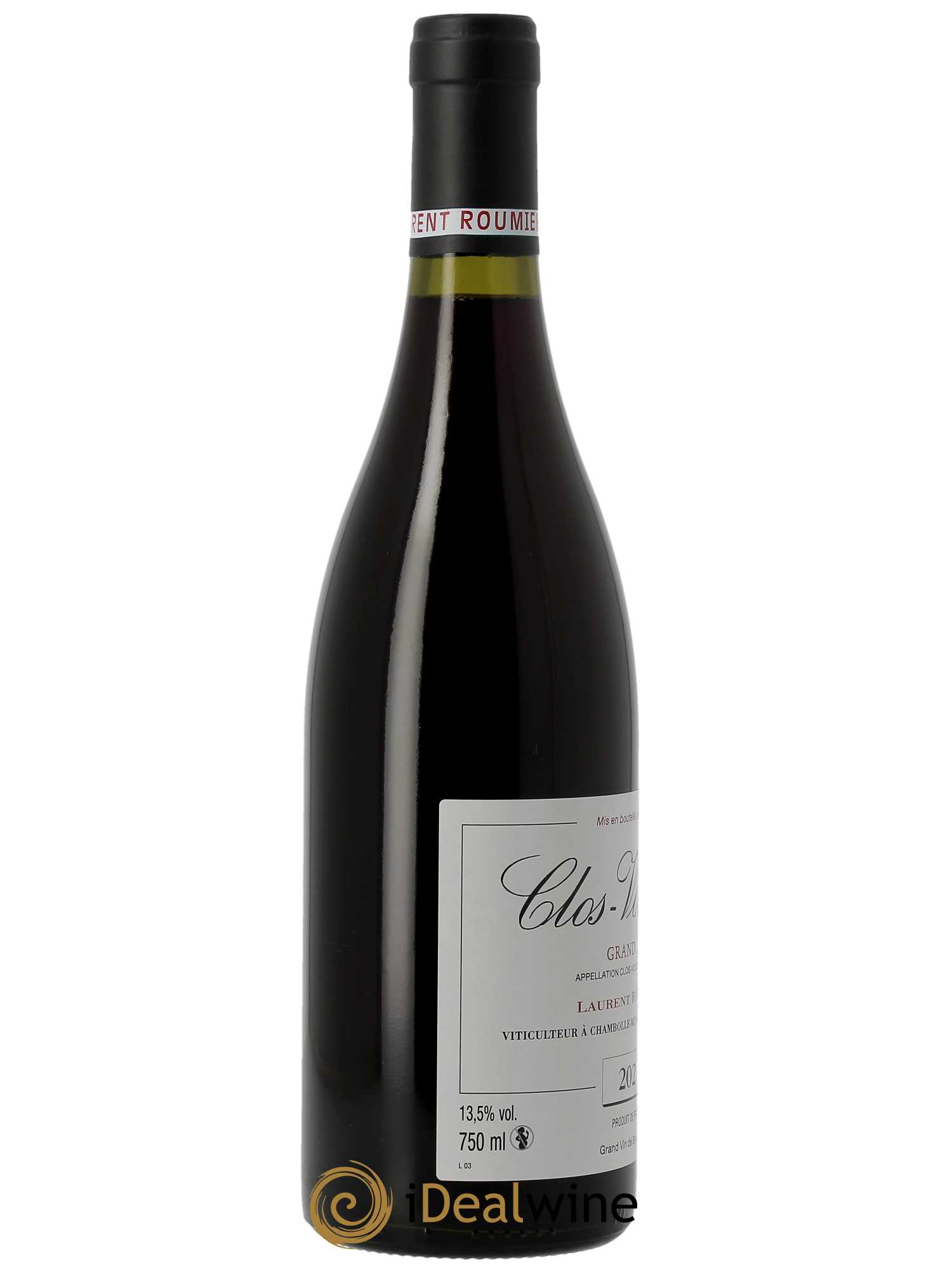 Clos de Vougeot Grand Cru Laurent Roumier  2021 - Lot de 1 Bouteille