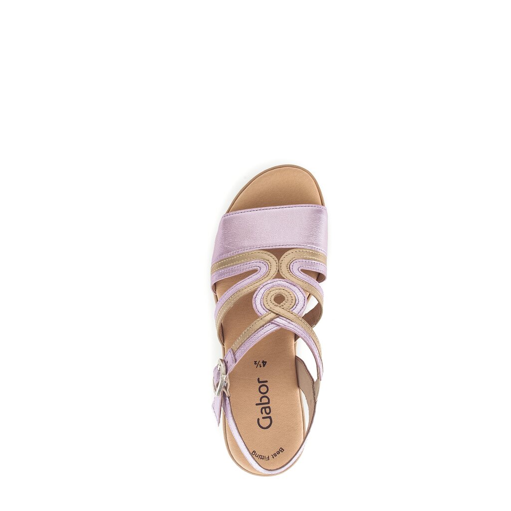 Gabor fashion Keilsandalette lila