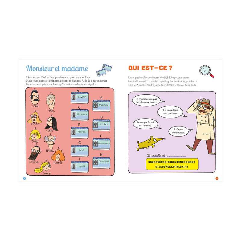 Livre Super jeux d'enquêtes et énigmes - Larousse Jeunesse