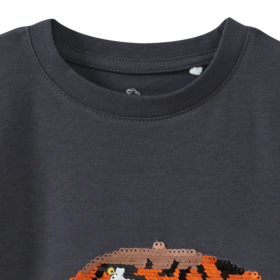 Jungen T-Shirt mit Wendepailletten