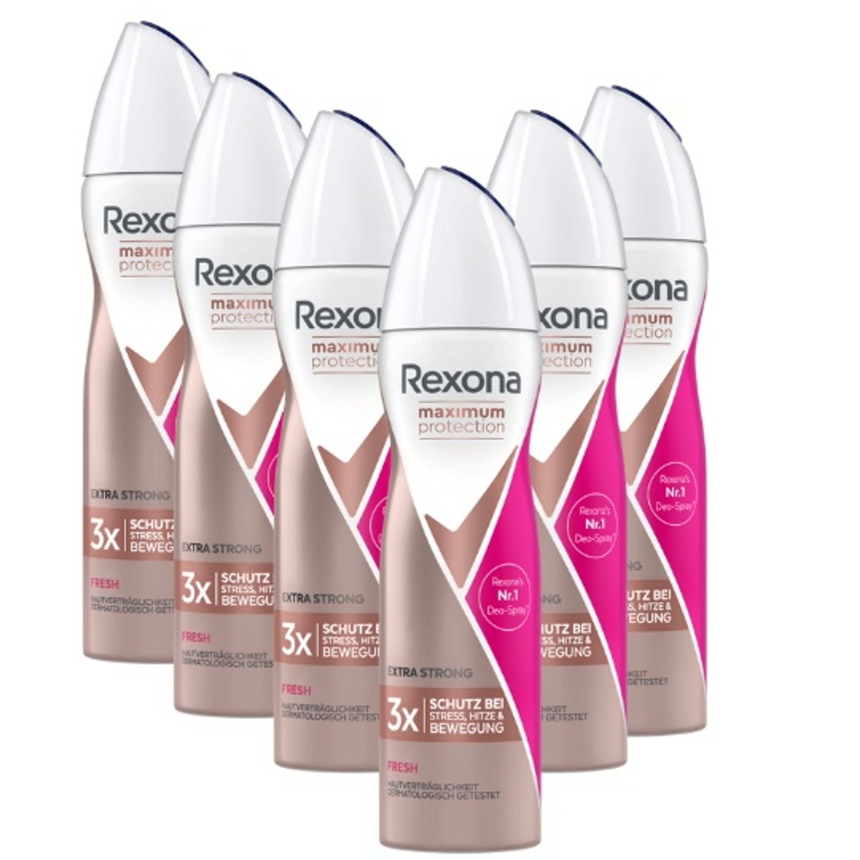 Rexona Deo-Set Maximum Protection Anti-Transpirant Spray Fresh 6x 150ml