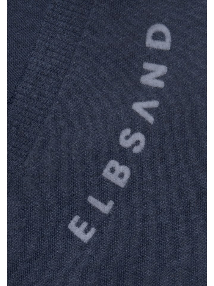 ELBSAND T-Shirt in marine meliert günstig kaufen