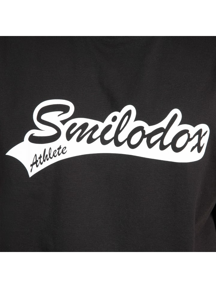 SMILODOX Unisex T-Shirt Macey in Schwarz günstig kaufen