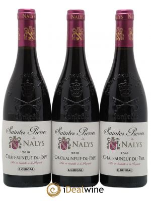 Châteauneuf-du-Pape Saintes Pierres de Nalys 2018 - Lot de 3 Bouteilles