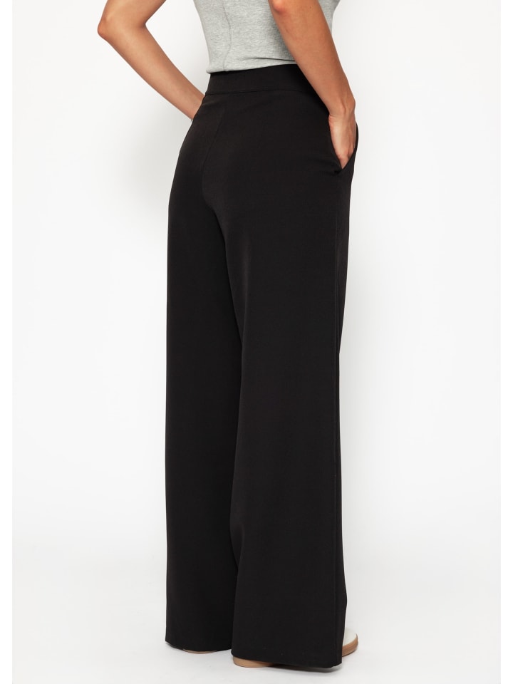 SASSYCLASSY Stoffhose Highwaist in Schwarz günstig kaufen