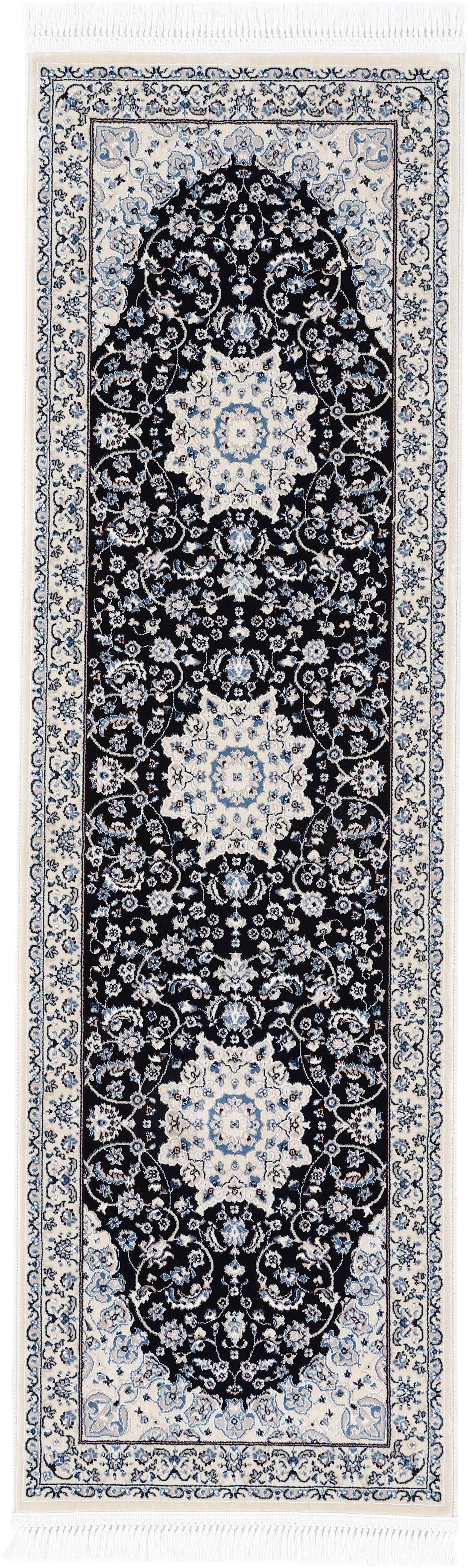 Läufer Nain Diane, carpetfine, rechteckig, Höhe: 8 mm, Kurzflorteppich, Orient Look
