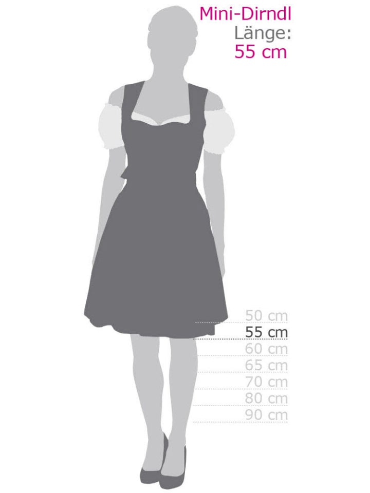 Nübler Mini Dirndl Eireen in Rose günstig kaufen