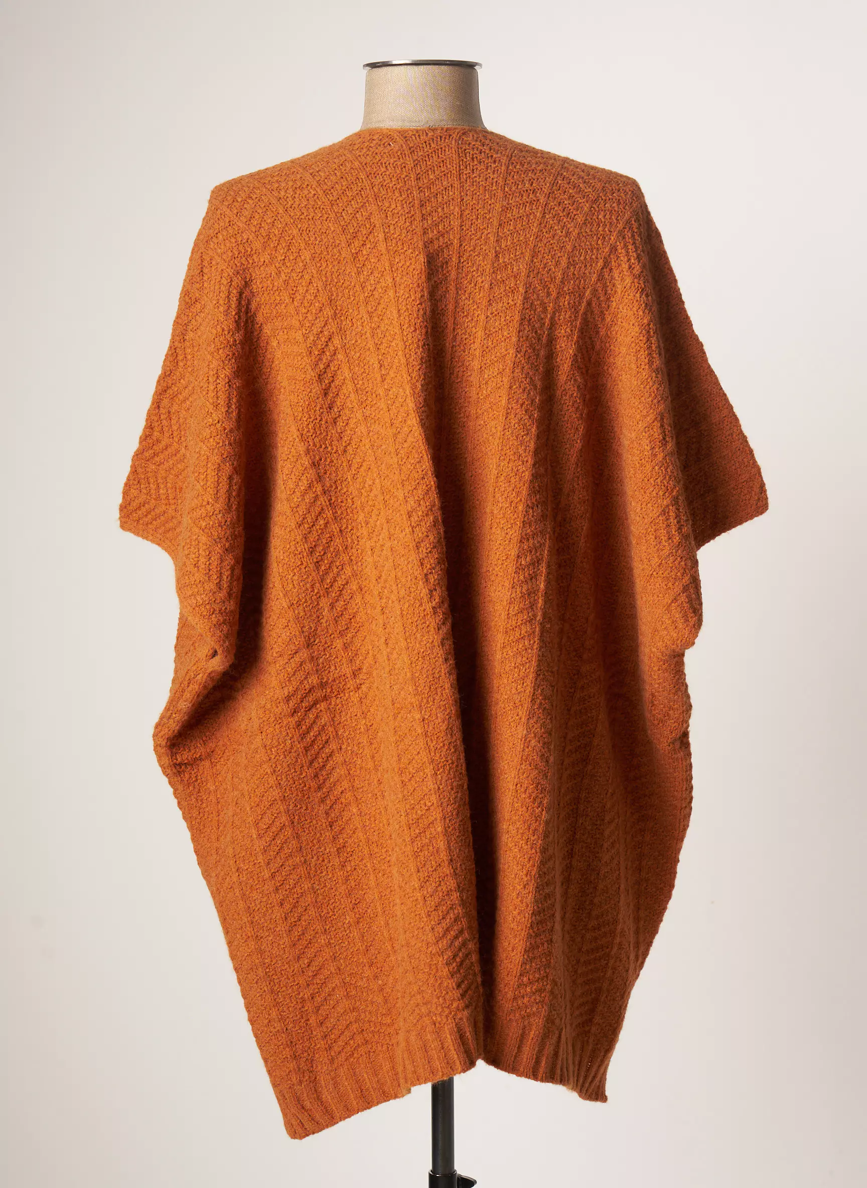 Cream Gilets Manches Courtes Femme couleur orange