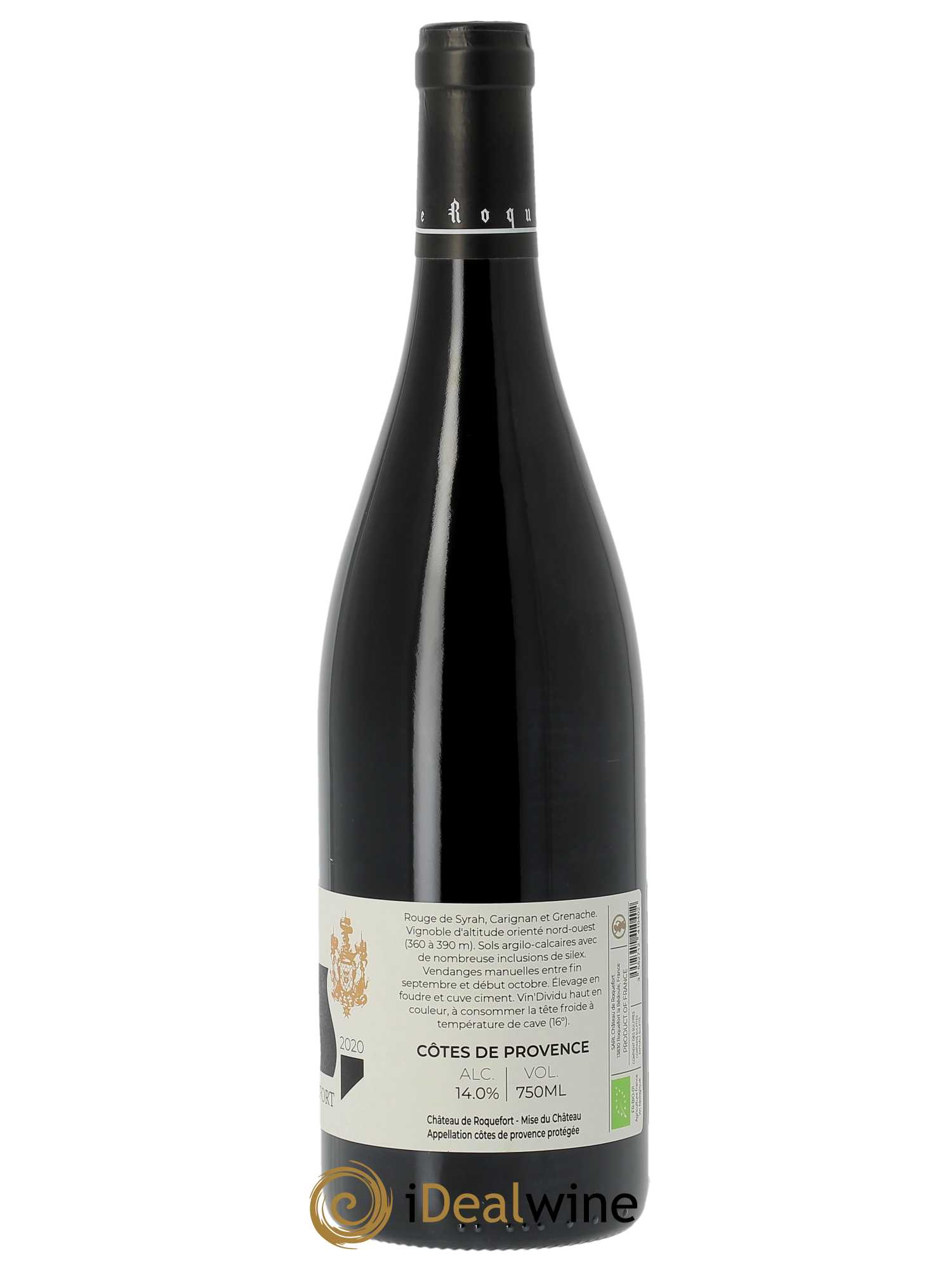 Côtes de Provence Les Mûres  2020 - Lot de 1 Bouteille